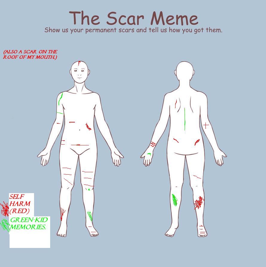 Self Harm Meme by GrimAsEver on Deviant. helpful non helpful. 