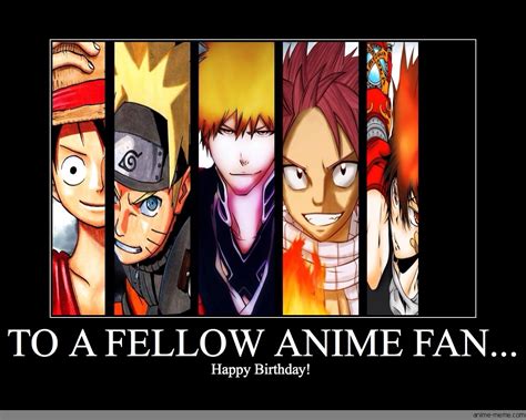 Anime birthday Memes