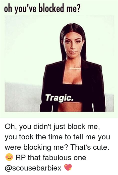 Did you block me