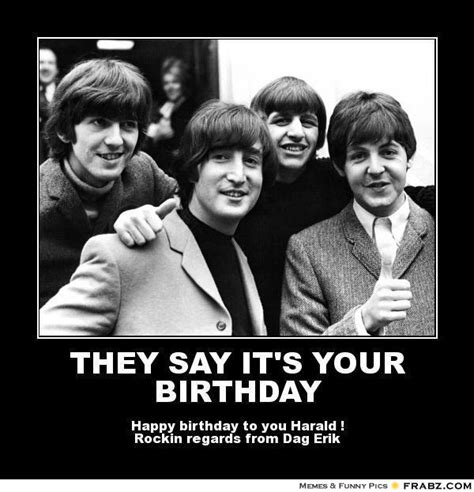 Beatles happy birthday Memes