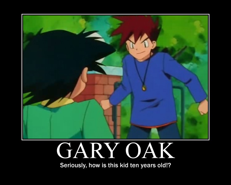 Gary Oak Funny Pokemon Memes Images, Pokemon Images. helpful non helpful. 