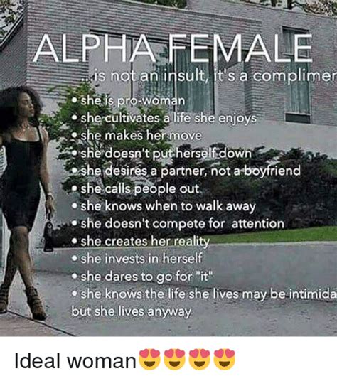 Is woman what alpha 7 Ways
