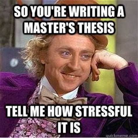 dissertation stress meme