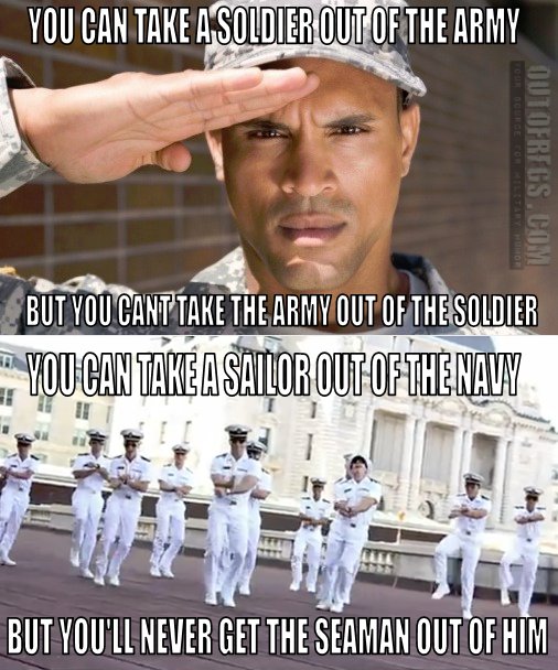 Army vs navy. 