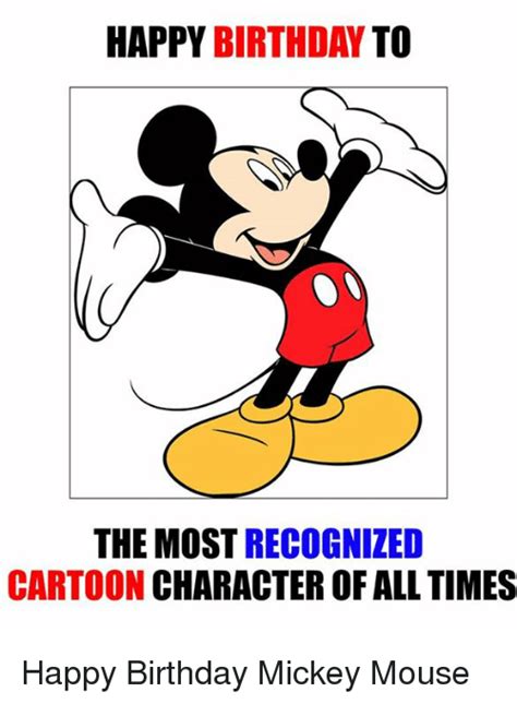 Mickey mouse birthday Memes