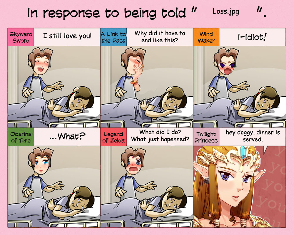 For Princess Zelda Reaction Meme. 