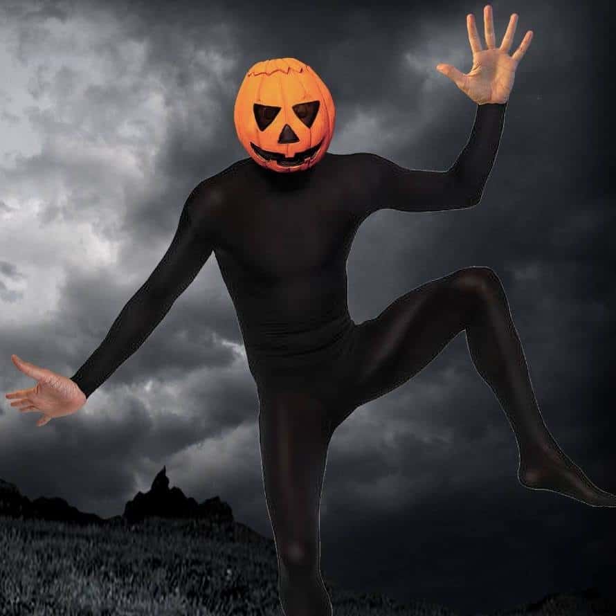Dancing pumpkin man. 