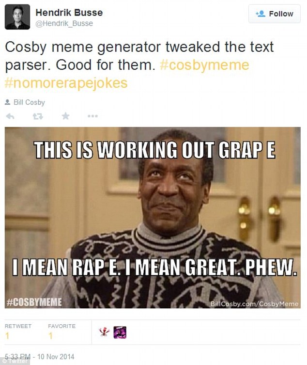 Bill Cosby Meme Rape. 