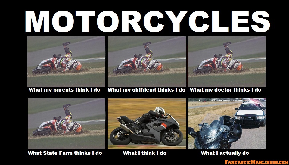 Funny motorcycle. 