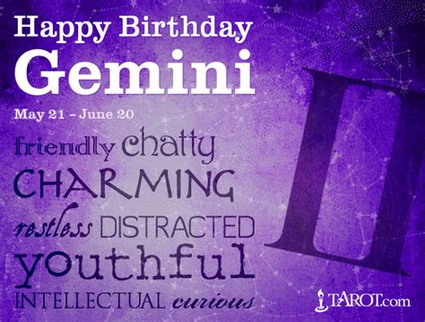 Gemini birthday