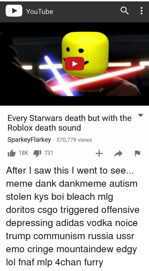 Roblox Death Sound Memes