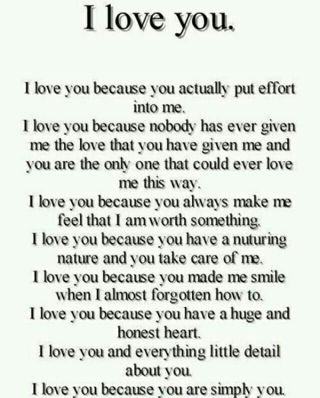 Paragraph on how much you love your girlfriend