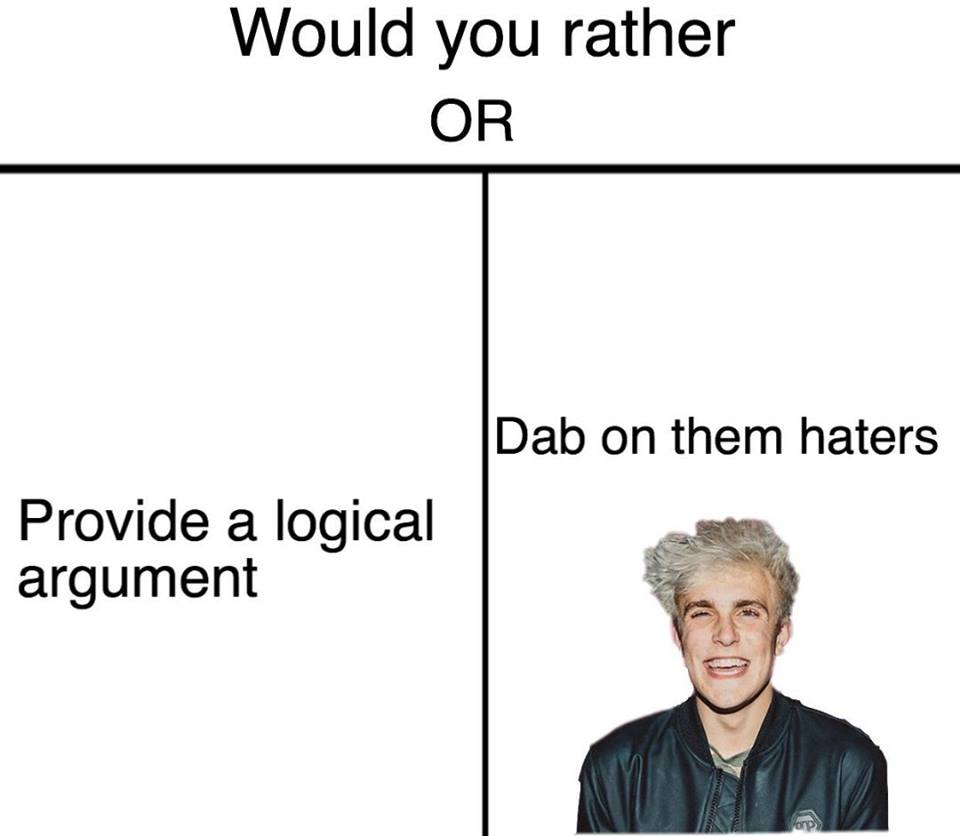 Would You Rather?, Jake Paul, K, Your Meme. 