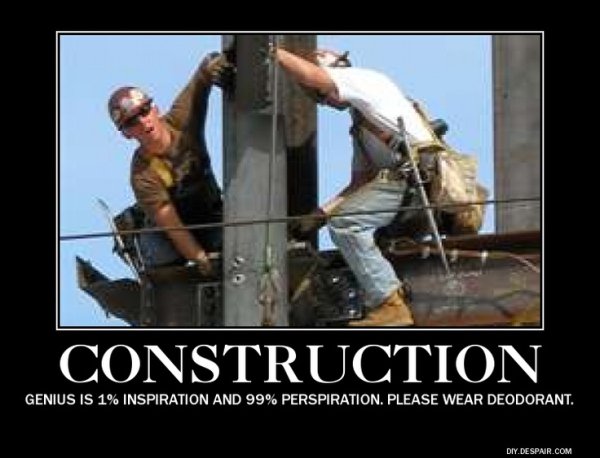 Funny construction. 
