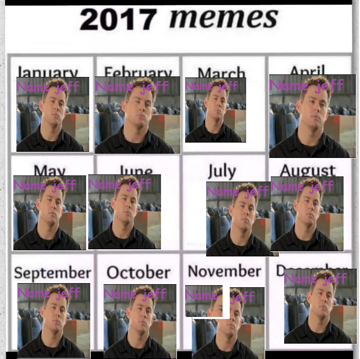 Meme calendar for 2017 : dankmemes. reddit.com. 