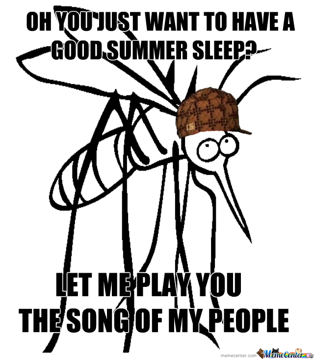 Funny mosquito. 