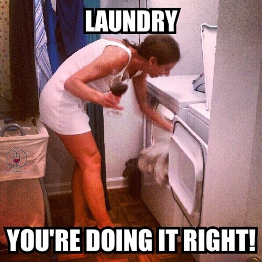 Funny laundry. 