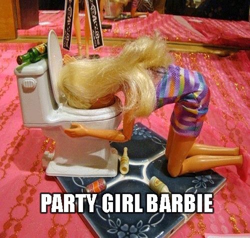 Funny barbie. 