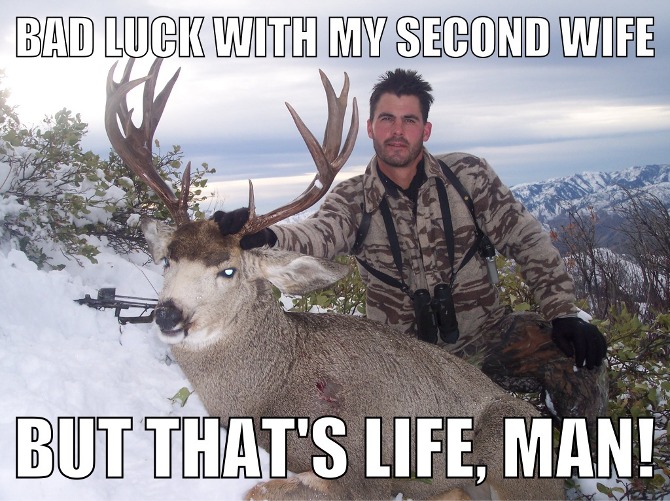 Funny deer hunting. 