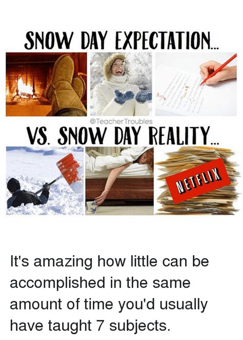 Teacher snow day Memes