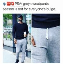 Sweatpant season gray Guys In