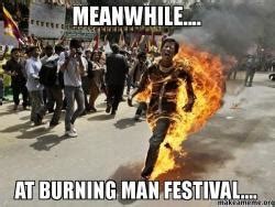 Burning man Memes